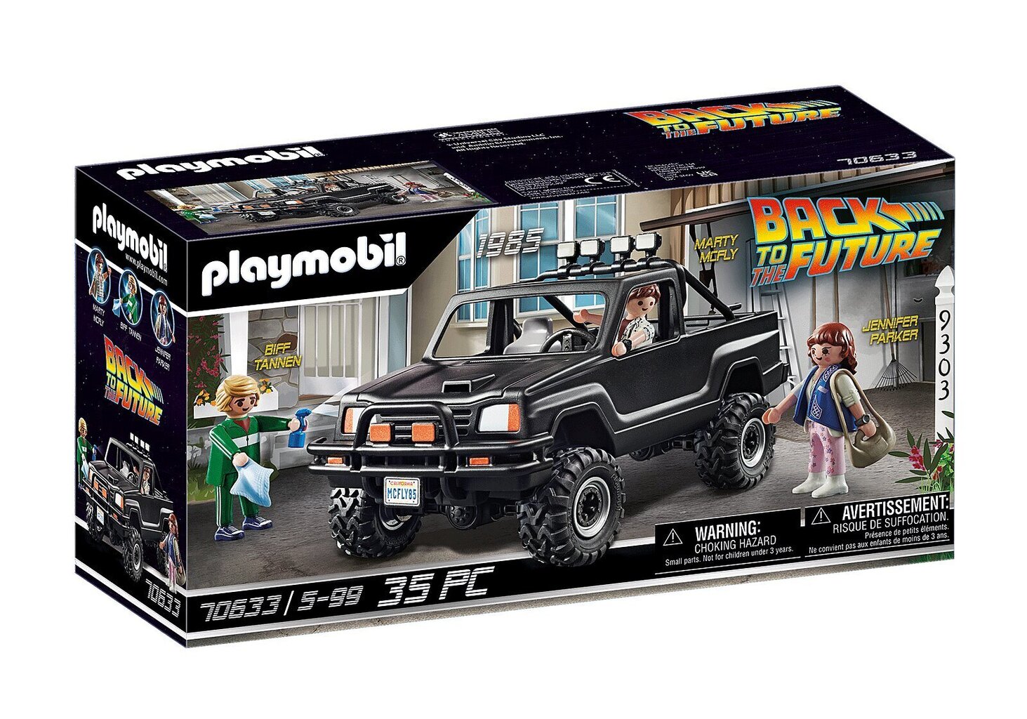 70633 PLAYMOBIL® Back to the Future Marty džips цена и информация | Konstruktori | 220.lv