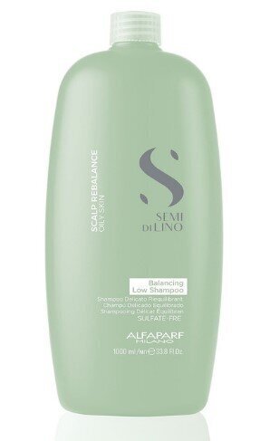 Šampūns taukainiem matiem Alfaparf Milano Semi Di Lino Scalp Rebalance, 1000 ml cena un informācija | Šampūni | 220.lv