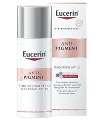 Дневной крем против пигментных пятен Eucerin Anti-Pigment SPF30 50 мл цена и информация | Наносите на чистую кожу лица. Подержите около 10-15 минут и смойте водой. | 220.lv