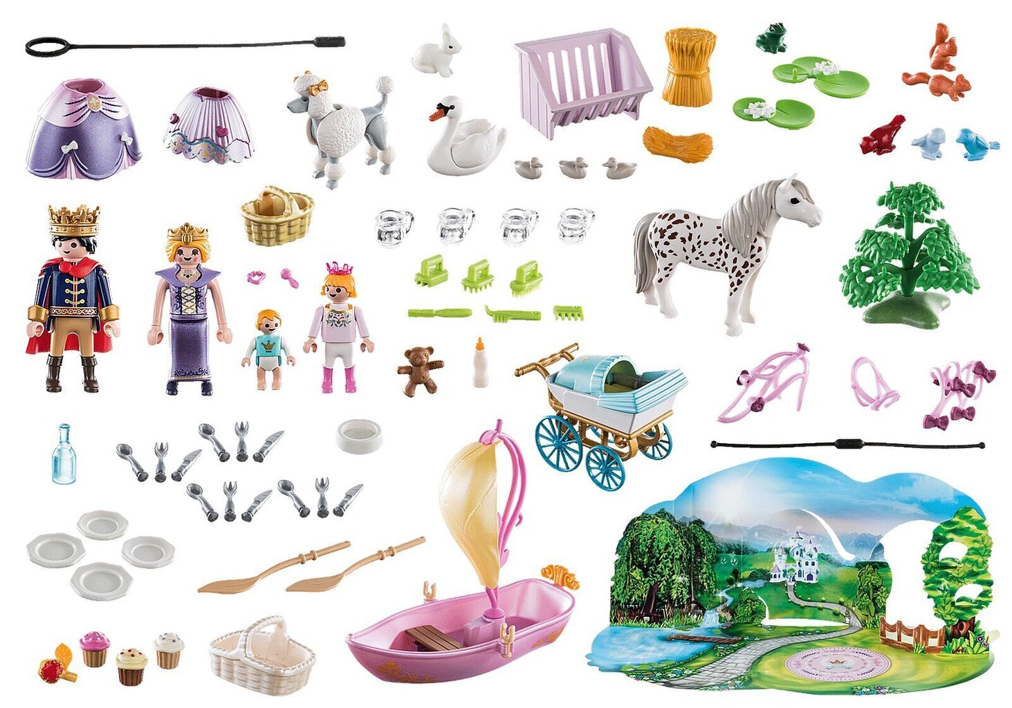 70323 PLAYMOBIL® Adventa kalendārs - karaliskais pikniks cena un informācija | Konstruktori | 220.lv