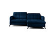 Stūra dīvāns NORE Lore 04, zils cena un informācija | Stūra dīvāni | 220.lv