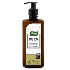 Mayeri Organic šķidrās ziepes Ingvers un laims 500 ml cena un informācija | Ziepes | 220.lv