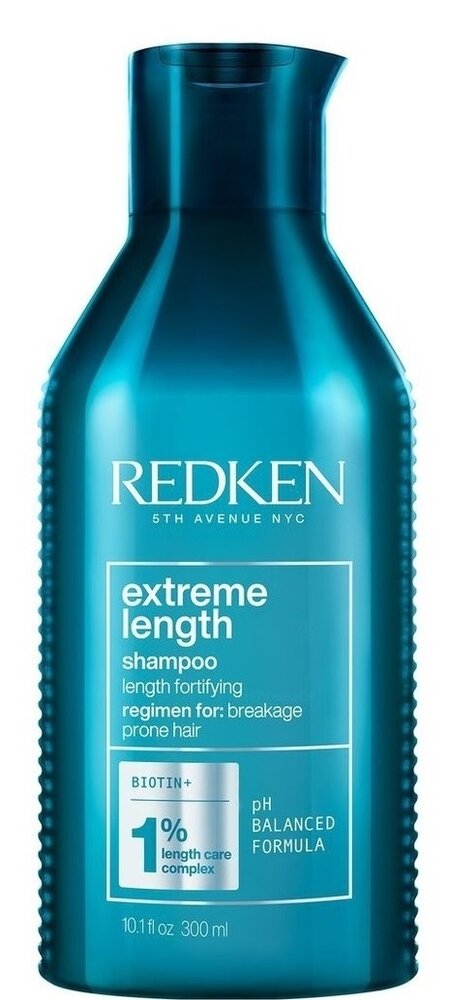 Stiprinošs šampūns bojātiem matiem Redken Extreme Length, 300 ml цена и информация | Šampūni | 220.lv