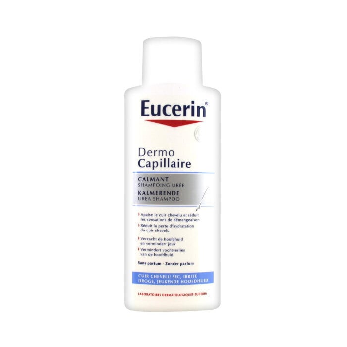 Šampūns problemātiskai galvas ādai Eucerin Dermo Capillaire Calming Urea, 250 ml цена и информация | Šampūni | 220.lv