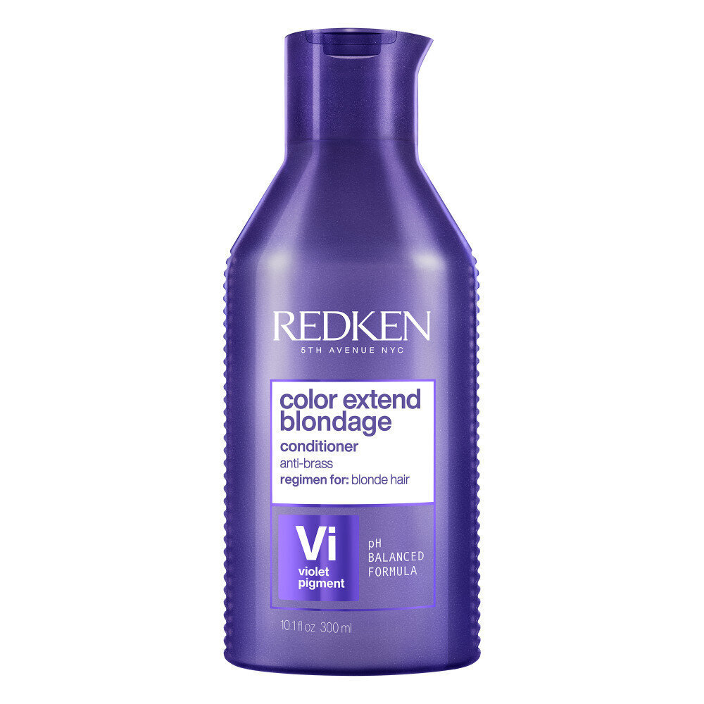 Krāsu fiksējošs kondicionieris blondiem matiem Redken Color Extend Blondage Purple, 250 ml cena un informācija | Matu kondicionieri, balzāmi | 220.lv