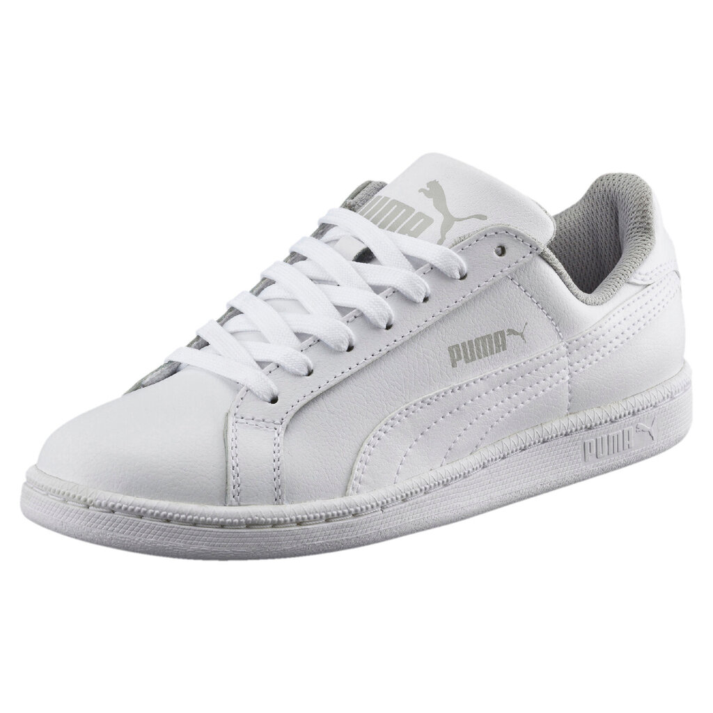 PUMA balti brīvā laika apavi bērniem Puma Smash FUN L Jr white-white - 36016204 36016204.22,5 cena un informācija | Sporta apavi bērniem | 220.lv