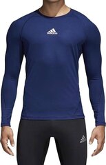 Termokrekls vīriešiem Adidas Alphaskin Sport LS Tee M CW9489, zils цена и информация | Мужское термобелье | 220.lv