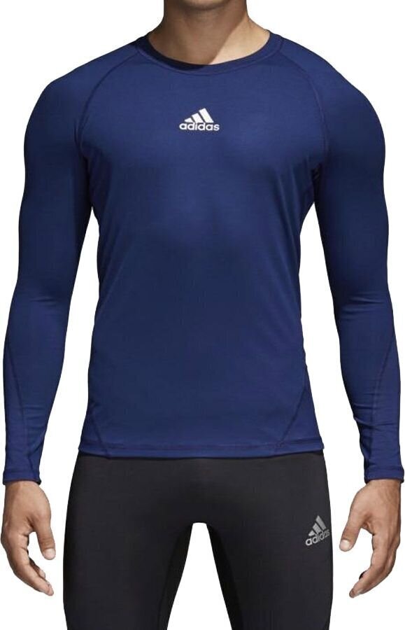 Termokrekls vīriešiem Adidas Alphaskin Sport LS Tee M CW9489, zils цена и информация | Vīriešu termoveļa | 220.lv