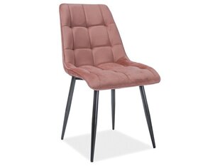 4-u krēslu komplekts Signal Meble Chic, tumši rozā cena un informācija | Virtuves un ēdamistabas krēsli | 220.lv