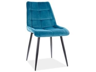 4-u krēslu komplekts Signal Meble Chic, gaiši zils cena un informācija | Virtuves un ēdamistabas krēsli | 220.lv