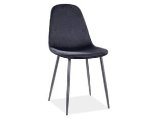 Комплект из 4 стульев Signal Meble Fox, черный цена и информация | Стулья для кухни и столовой | 220.lv