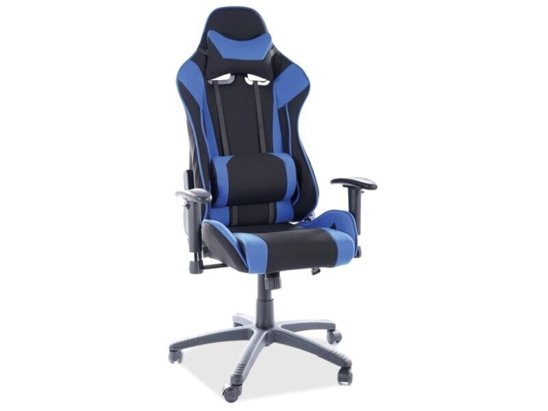 Офисное кресло Сигнал Meble Viper, черное/синее цена | 220.lv