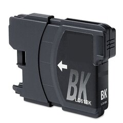 Совместимый картридж Brother Lc61Bk чёрный цена и информация | Картриджи для струйных принтеров | 220.lv