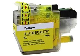 Analoga kasetne tintes printeriem Brother Lc3619Xly Yellow cena un informācija | Tintes kārtridži | 220.lv