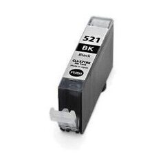 Analoga kasetne tintes printeriem Canon Cli-521Bk cena un informācija | Tintes kārtridži | 220.lv