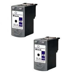 Комплект совместимых картриджей Canon Pg-40 / Pg40 Black Twinpack! цена и информация | Картриджи для струйных принтеров | 220.lv