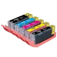 Analogs kasetņu komplekts tintes printeriem Canon Pgi-580Xxl + Cli-581Xxl Cmyk cena un informācija | Tintes kārtridži | 220.lv