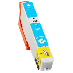 Analoga kasetne tintes printeriem Epson 24Xl T2432 Cyan cena un informācija | Tintes kārtridži | 220.lv