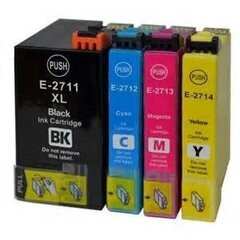 Analogs tintes kasetņu komplekts Epson T27Xl Cmyk cena un informācija | Tintes kārtridži | 220.lv