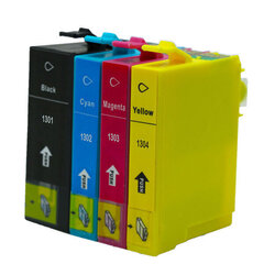 Analogs tintes kasetņu komplekts Epson T1301-4Xl Cmyk cena un informācija | Tintes kārtridži | 220.lv