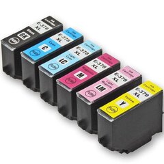 Analogs kasetņu komplekts tintes printeriem Epson 378Xl / T3781- T3786 6-Pack High Cmyk cena un informācija | Tintes kārtridži | 220.lv