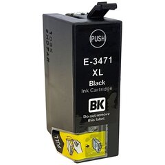 Совместимый картридж Epson 34Xl T3471 Black цена и информация | Картриджи для струйных принтеров | 220.lv