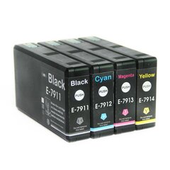 Analogs tintes kasetņu komplekts Epson T79 Cmyk cena un informācija | Tintes kārtridži | 220.lv