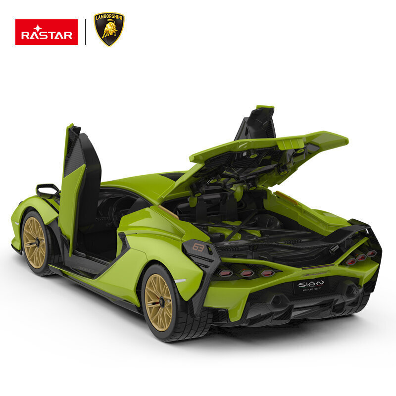 Radio vadāms automašīnas modelis-konstruktors Rastar Lamborghini Sian 1:18, 97400 cena un informācija | Rotaļlietas zēniem | 220.lv