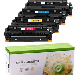 Комплект совместимых тонеров Static Control Hp 410X, Cf410-413X / Canon Crg 046H Cmyk цена и информация | Картриджи для лазерных принтеров | 220.lv