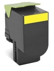 Tonera kasetne analogs Lexmark 802Hy / Cx410 / 80C2Hm0 Yellow cena un informācija | Kārtridži lāzerprinteriem | 220.lv