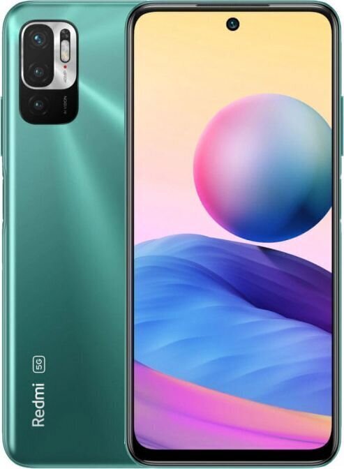 Xiaomi Redmi Note 10 5G, 128GB, Dual SIM, Aurora Green cena un informācija | Mobilie telefoni | 220.lv