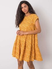 Stitch & Soul Желтое узорчатое платье с воланами цена и информация | Платья | 220.lv