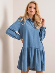 Zila lielizmēra kleita, Blue S цена и информация | Платья | 220.lv