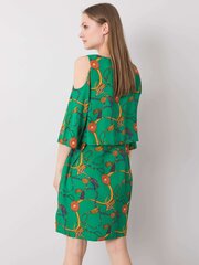 Зеленое платье с узором Rue Paris  цена и информация | Платья | 220.lv