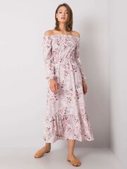 RUE PARIS - rozā, rakstaina kleita, Pink S/M cena un informācija | Kleitas | 220.lv