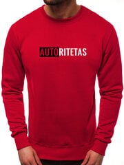 Vīriešu džemperis "Autoritetas", sarkans cena un informācija | Vīriešu jakas | 220.lv