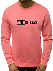 Vīriešu džemperis "Autoritetas", rozā cena un informācija | Vīriešu jakas | 220.lv