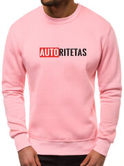 Vīriešu džemperis "Autoritetas", gaiši rozā cena un informācija | Vīriešu jakas | 220.lv