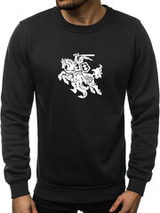 Vīriešu džemperis "Vytis", melns cena un informācija | Vīriešu jakas | 220.lv