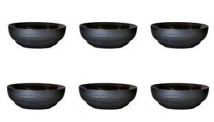 Набор керамических мисок Black Jeans, 17 см, 6 шт. цена и информация | Посуда, тарелки, обеденные сервизы | 220.lv