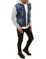 Vīriešu džinsu jaka ar kapuci "Ketan" TX3293-44193-XXL cena un informācija | Vīriešu virsjakas | 220.lv