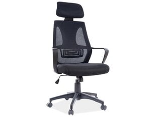 Biroja krēsls Signal Meble Q-935, melns cena un informācija | Biroja krēsli | 220.lv