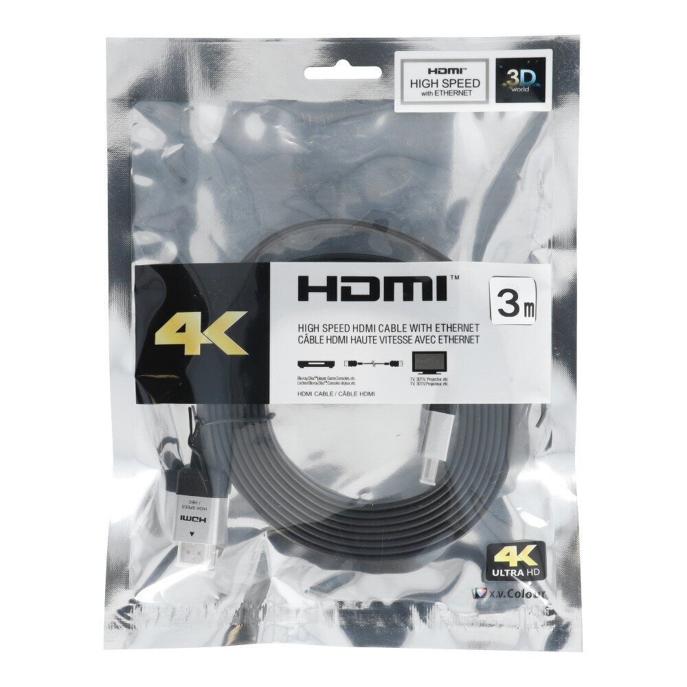 Partner Tele 4K High Speed HDMI Kabelis 3m cena un informācija | Kabeļi un vadi | 220.lv