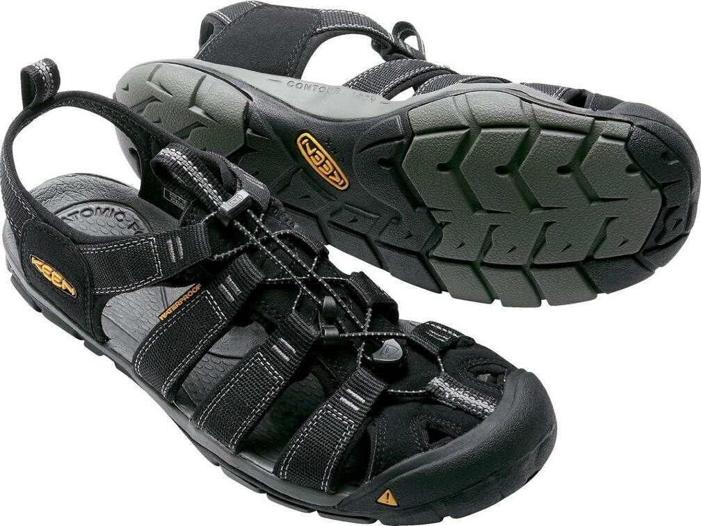 Sandales vīriešiem Keen Clearwater CNX, melnas cena un informācija | Vīriešu iešļūcenes, čības, sandales | 220.lv