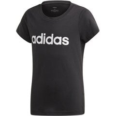 Спортивная футболка Adidas YG E Lin Tee JR EH6173, 65596 цена и информация | Рубашки для мальчиков | 220.lv