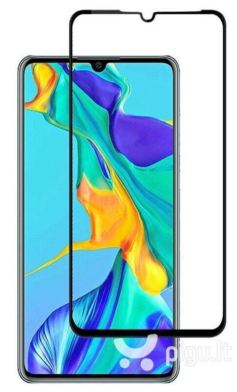 Huawei P30 Lite ekrāna aizsargstikliņš 5D Full Glue Hard cena un informācija | Ekrāna aizsargstikli | 220.lv