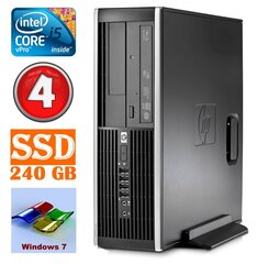 HP 8100 Elite SFF i5-650 4GB 240SSD DVD WIN7Pro [refurbished] цена и информация | Стационарные компьютеры | 220.lv