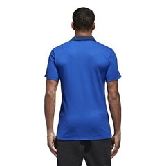 Рубашка поло для мужчин Adidas Condivo 18 CO Polo M, синяя цена и информация | Мужская спортивная одежда | 220.lv