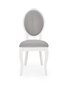 2-u krēslu komplekts Halmar Velo, pelēks/balts cena un informācija | Virtuves un ēdamistabas krēsli | 220.lv