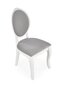 2-u krēslu komplekts Halmar Velo, pelēks/balts cena un informācija | Virtuves un ēdamistabas krēsli | 220.lv